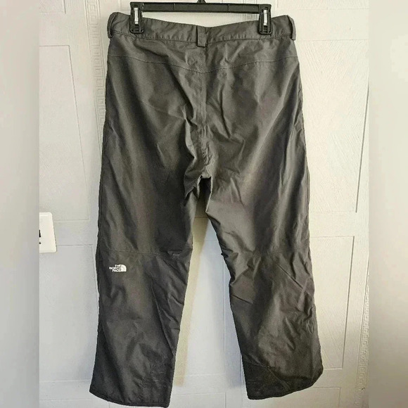 The North Face HyVent Dark Gray Mens Ski Snowboard Pants Sz L EUC - Picture 2 of 16